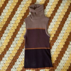 Dolce & Gabbana Ribbed Turtleneck in Brown